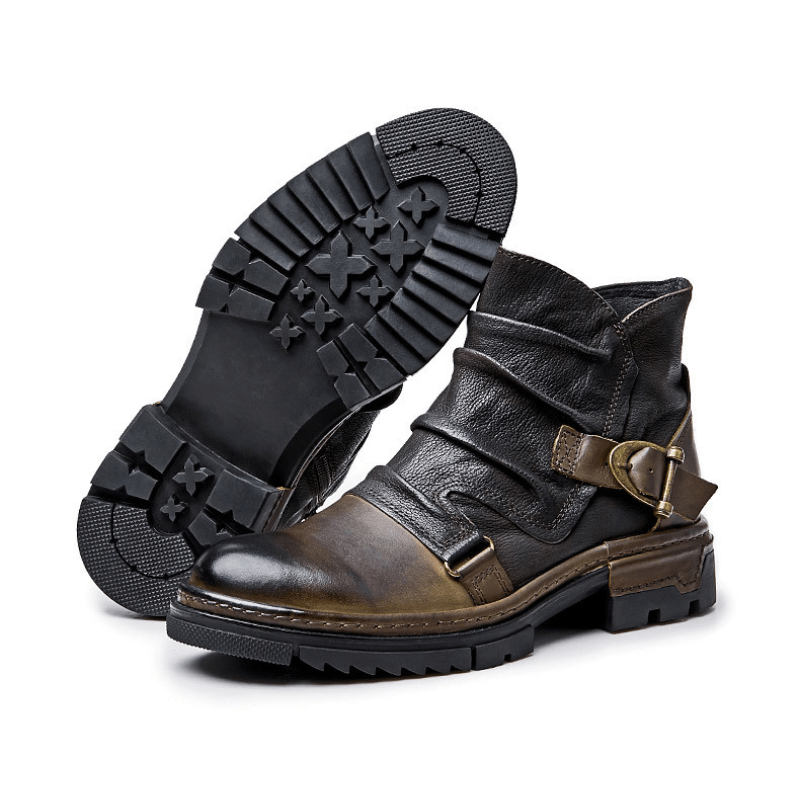 Aspen | Toretto | Leder Biker-Stiefel