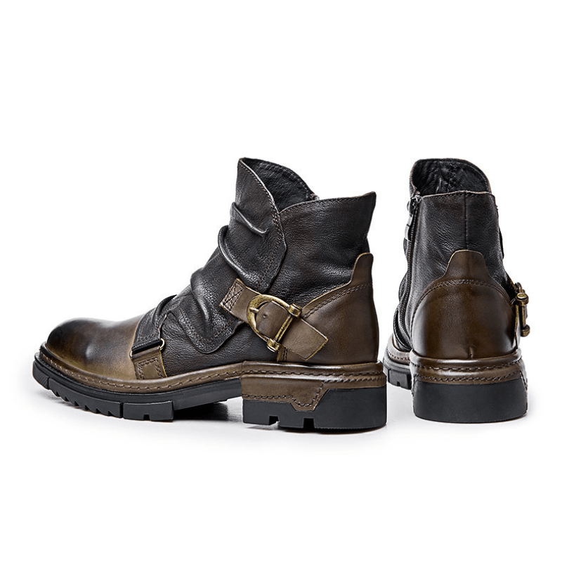 Aspen | Toretto | Leder Biker-Stiefel