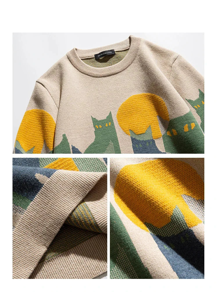 Aspen | Moonlit Cat | Pullover