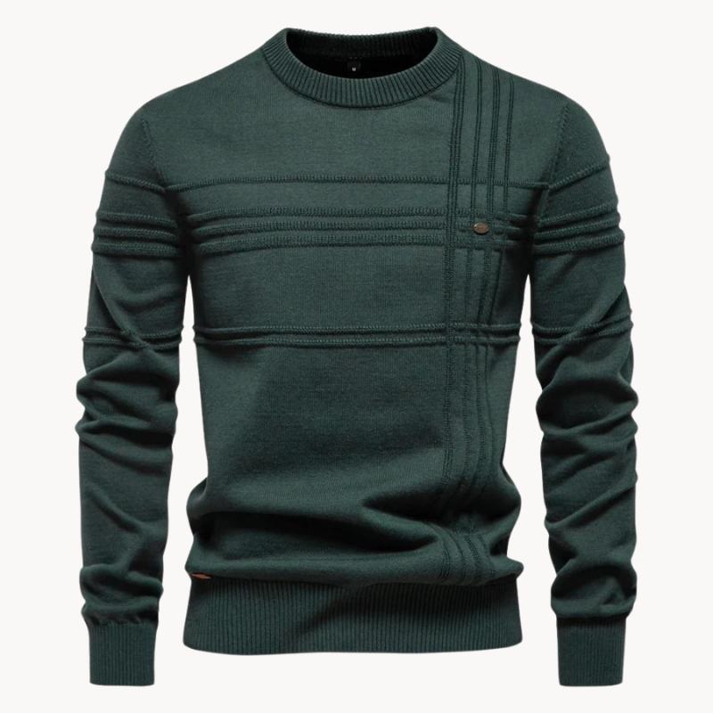 Aspen | Heiko Pullover mit edlem Rautendesign