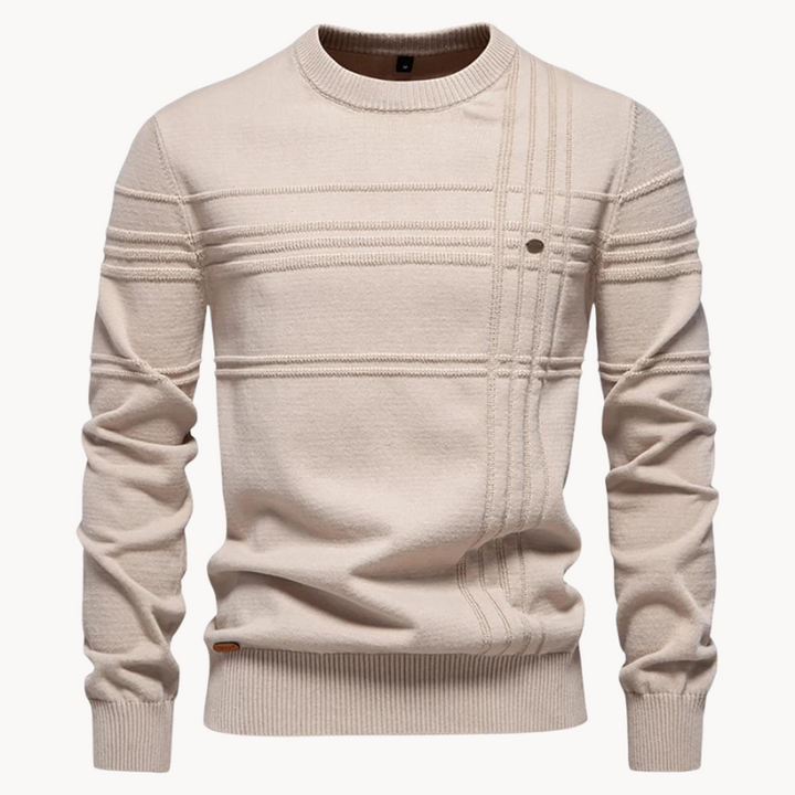 Aspen | Heiko Pullover mit edlem Rautendesign