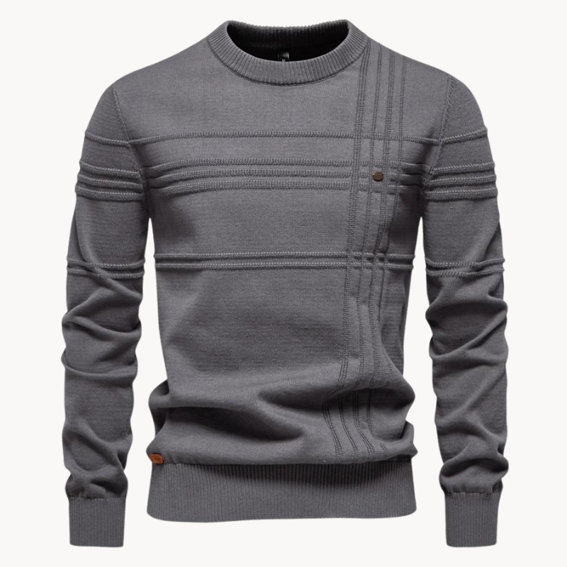 Aspen | Heiko Pullover mit edlem Rautendesign