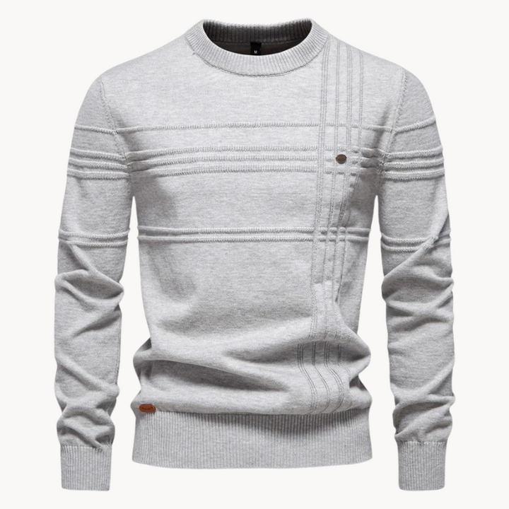 Aspen | Heiko Pullover mit edlem Rautendesign