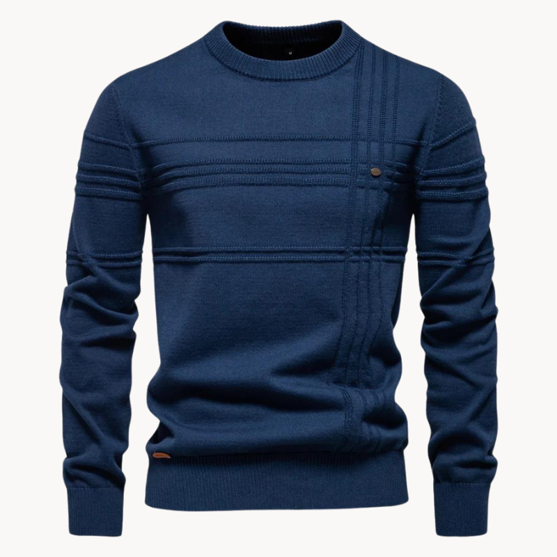 Aspen | Heiko Pullover mit edlem Rautendesign